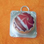 Pendant - Red and White Swi..