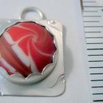 Pendant - Red and White Swi..