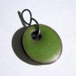 RESERVED Pendant - Lime Gre..