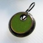 RESERVED Pendant - Lime Gre..