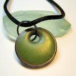 RESERVED Pendant - Lime Gre..
