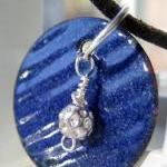Pendant - Green Black Strip..