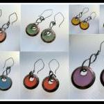 RESERVED Earrings - Lime Gr..