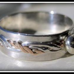 Ring - Sterling 14K GoldFill Braid USA Size 8
